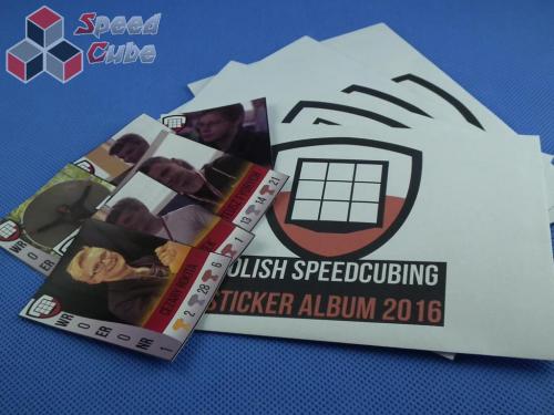 Polish Speedcubing Sticker Album - zestaw naklejek