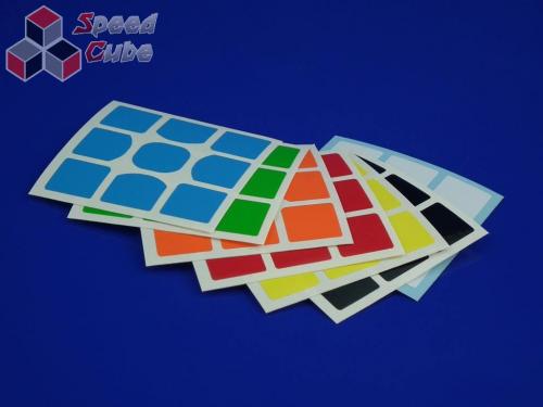 Naklejki 3x3x3 Halczuk Stickers WeiLong GTS Half Bright