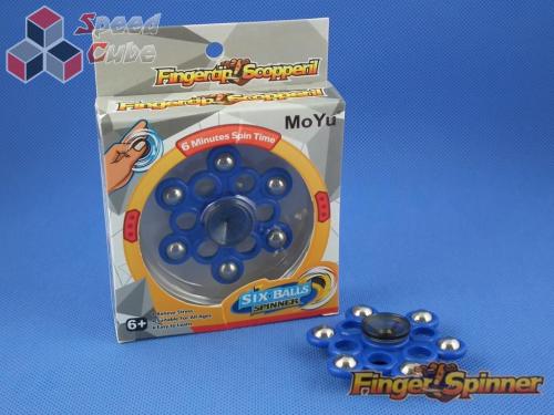 MoYu Six Balls Finger Spinner Blue 9946D
