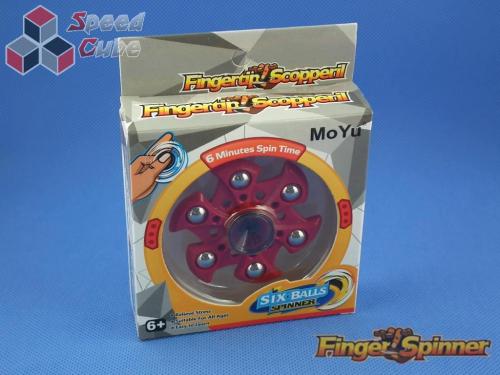 MoYu Six Balls Finger Spinner Red 9946B
