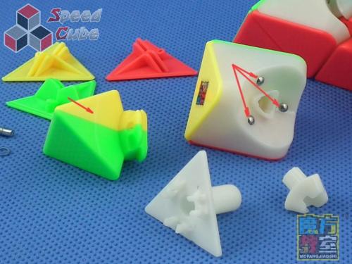 MoYu MoFang JiaoShi Classroom Pyraminx Kolorowa