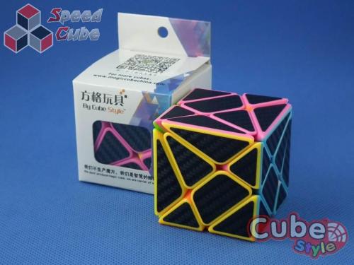 Cube Style Axis Pink Carbon Stickers