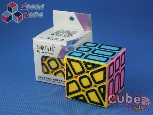 Cube Style Windmill Stickerless Hollow Carbon Stickers
