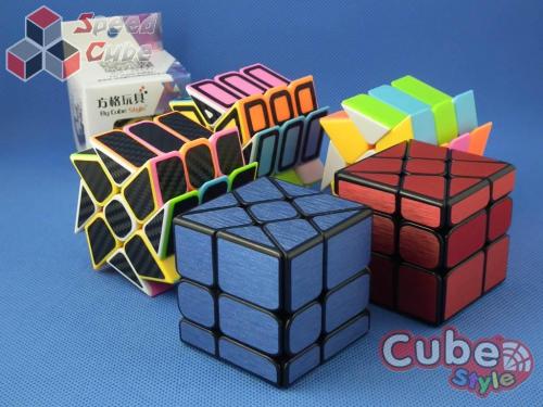 Cube Style Windmill Stickerless Hollow Carbon Stickers