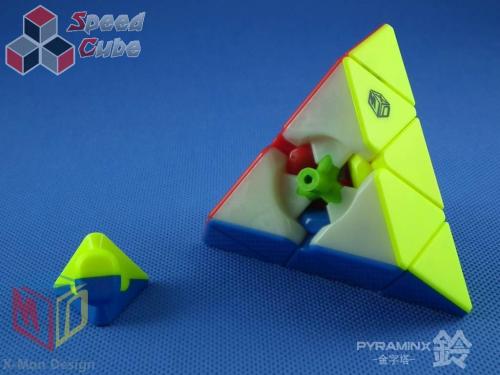 MoFangGe X-man Pyraminx Magnet Bell Kolorowa