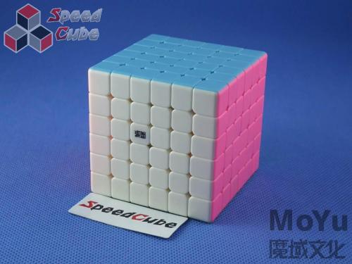 MoYu AoShi 6x6x6 Kolorowa Pink
