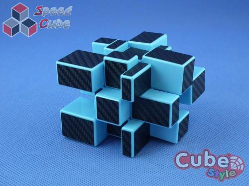 Cube Style Mirror 3x3x3 Blue Body - CarBon Stickers