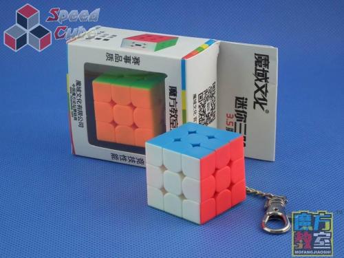 MoYu MoFang JiaoShi Mini 3x3x3 35 mm Kolorowa Brelok
