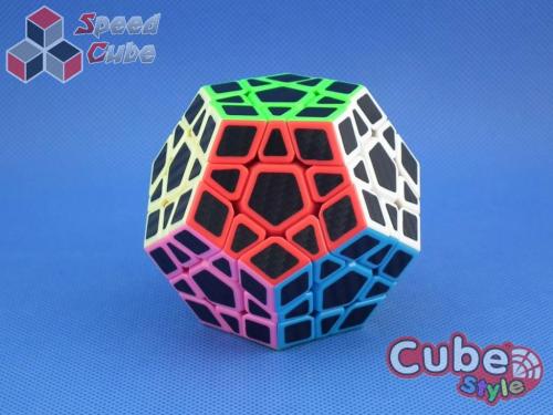 Cube Style Megaminx Carbon Stickers
