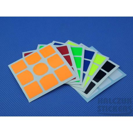 Naklejki 3x3x3 Halczuk Stickers Gans 357 Dark Blue