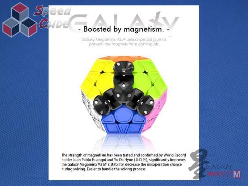 MoFangGe Megaminx GalaXy V2 M Concave Kolorowa