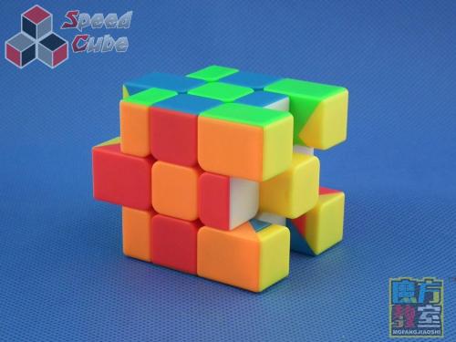 MoYu MoFang JiaoShi Asymetric 3x3x3 Kolorowa