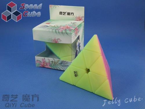 MoFangGe QiYi Pyraminx QiMing Transparent Jelly