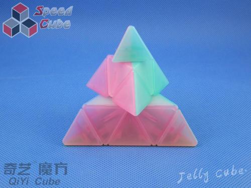 MoFangGe QiYi Pyraminx QiMing Transparent Jelly