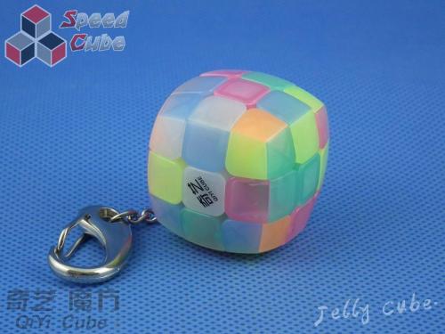 QiYi Cube Key Ring Transparent Jelly Brelok