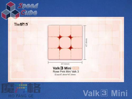 MofangGe QiYi The Valk 3 Mini 3x3x3 Pink