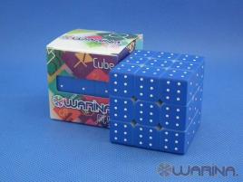 Warina 3x3x3 Blind Fingerprint UV Blue