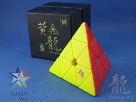 YuXin HuangLong Pyraminx Magnetic Kolorowa Dark Red