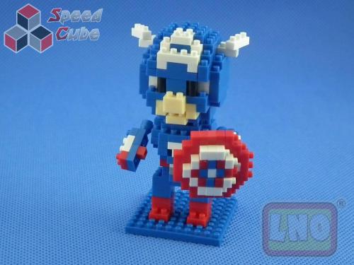 Puzzle 3D Nano Blocks Captain America 024