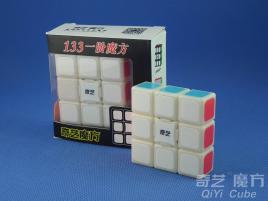 QiYi Floppy 1x3x3 White