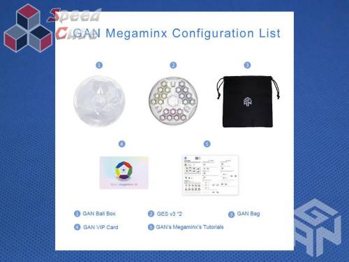 GAN Megaminx Magnetic Stickerless