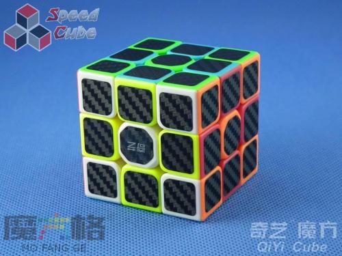 QiYi Carbon Fiber 3x3x3 Kolorowa