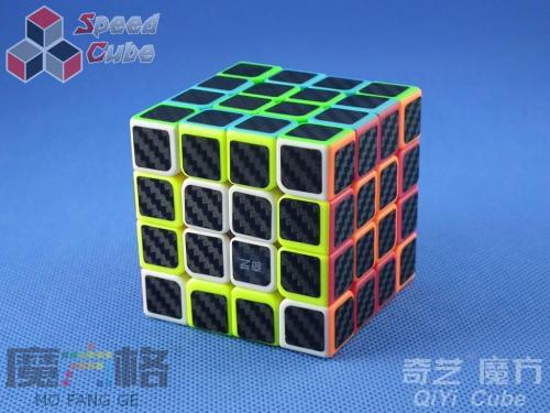 QiYi Carbon Fiber 4x4x4 Kolorowa