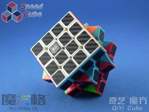 QiYi Carbon Fiber 4x4x4 Kolorowa