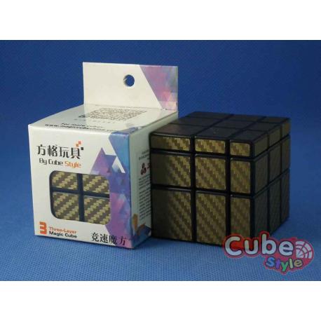 Cube Style Mirror 3x3x3 Black Body - Gold stickers