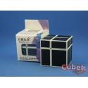 Cube Style Mirr-Two Mirror 2x2 White Body Black Carbon