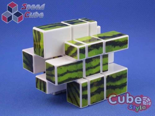 Cube Style Mirror 3x3x3 White Watermelon