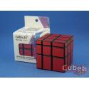 Cube Style Mirror 3x3x3 Black Body - Red Stickers