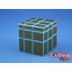 Cube Style Mirror 3x3x3 Blue Body - Golden CarBon