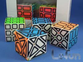 Lefun Magic Cube Gift Pack Stickerless Hollow Carbon