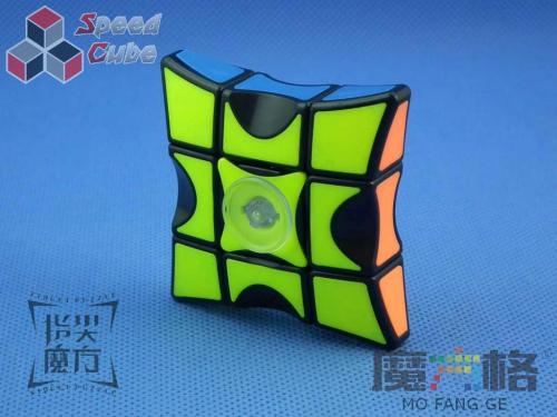 MoFangGe Fidget Spinner 1x3x3 Black Tiled