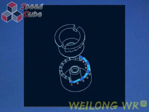 MoYu WeiLong WR Magnetic 3x3x3 Czarna