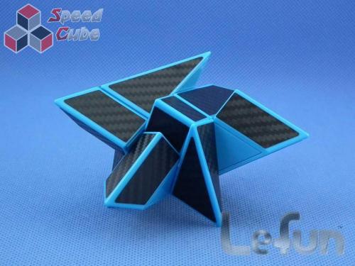 LeFun Pyraminx Binary Star Carbon Blue
