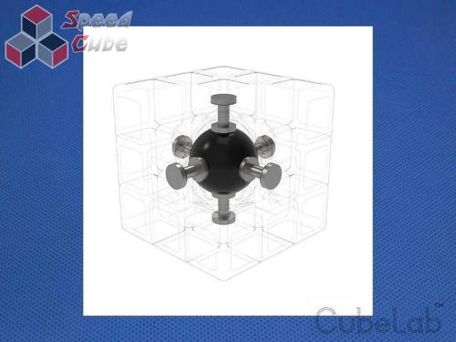 Cube Lab 3x3x3 Mini 1cm Blue