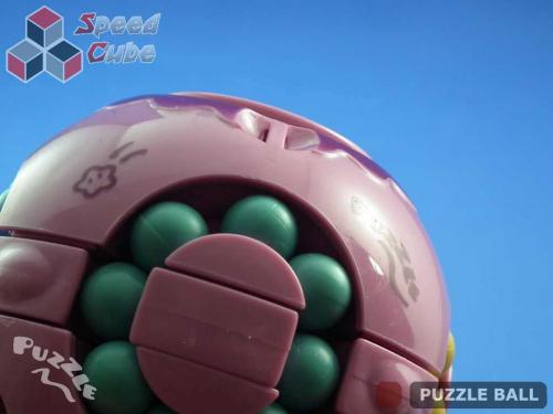 Puzzle Ball Rotating Bean Cube Single Pink