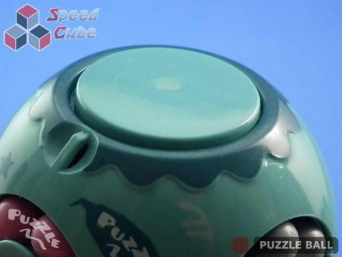 Puzzle Ball Rotating Bean Cube Single Green