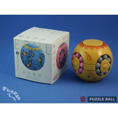 Puzzle Ball Rotating Bean Cube Single Yellow