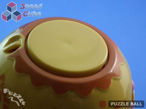 Puzzle Ball Rotating Bean Cube Single Yellow