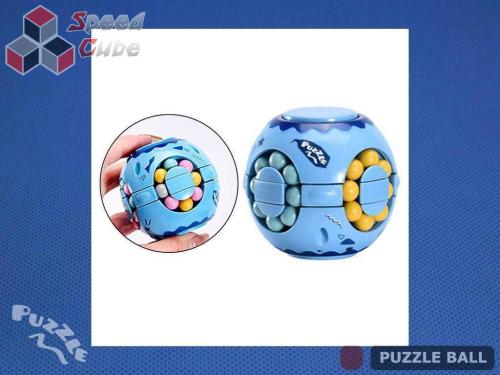 Puzzle Ball Rotating Bean Cube Single Blue
