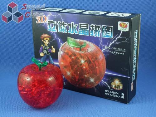 YJ Apple Crystal Puzzle 3D Red
