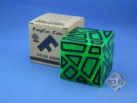 FangCun Ghost Cube Green Body Black Hollow Stick.