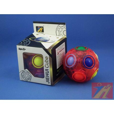 JieHui Ball Rainbow Transparent Red