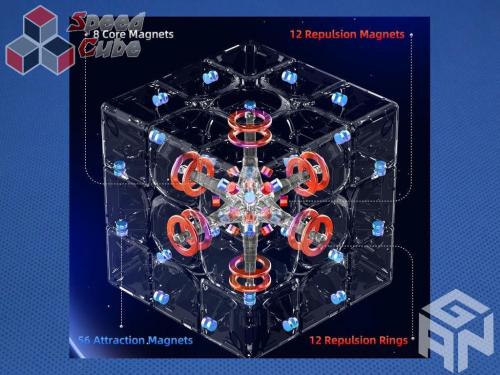 GAN 13 Maglev UV Coated 3x3x3 Magnetic