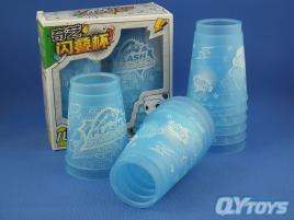 Kubki QiYi Flash Stacking Mini Transparent Blue