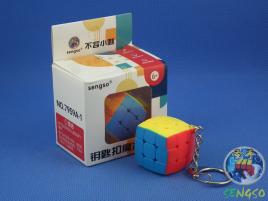 SengSo 3x3x3 Round Mini Brelok Stickerless