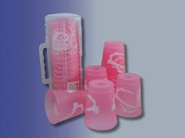 Kubki QiYi Flash Stacking Full Transparent Pink